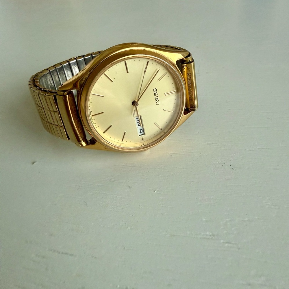 Vintage Seiko Gold Watch
